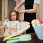 detangle hair knot in child