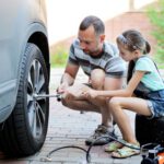 raising a tween dad girl change tire