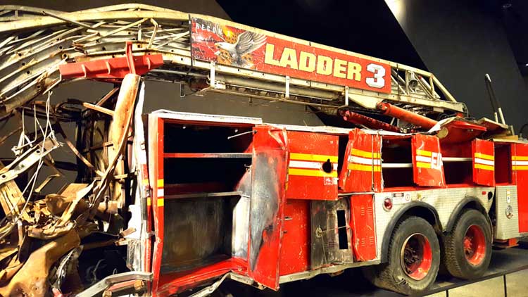 9/11 memorial museum fire engine