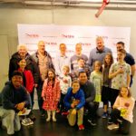 NYC Dads Group attend The Play That Goes Wrong at New World Stages