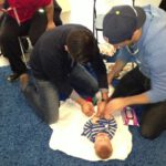 New Dad Boot Camp diapering