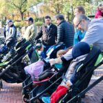 Stroller Line-Up in Central Park
