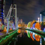 Hersheypark's Christmas Candylane lights