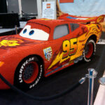 Lighting McQueen in Legos