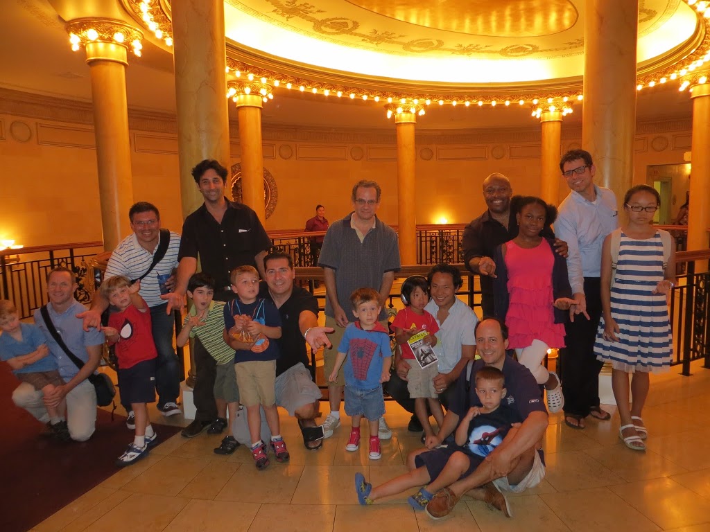 dads at spider-man turn off the dark