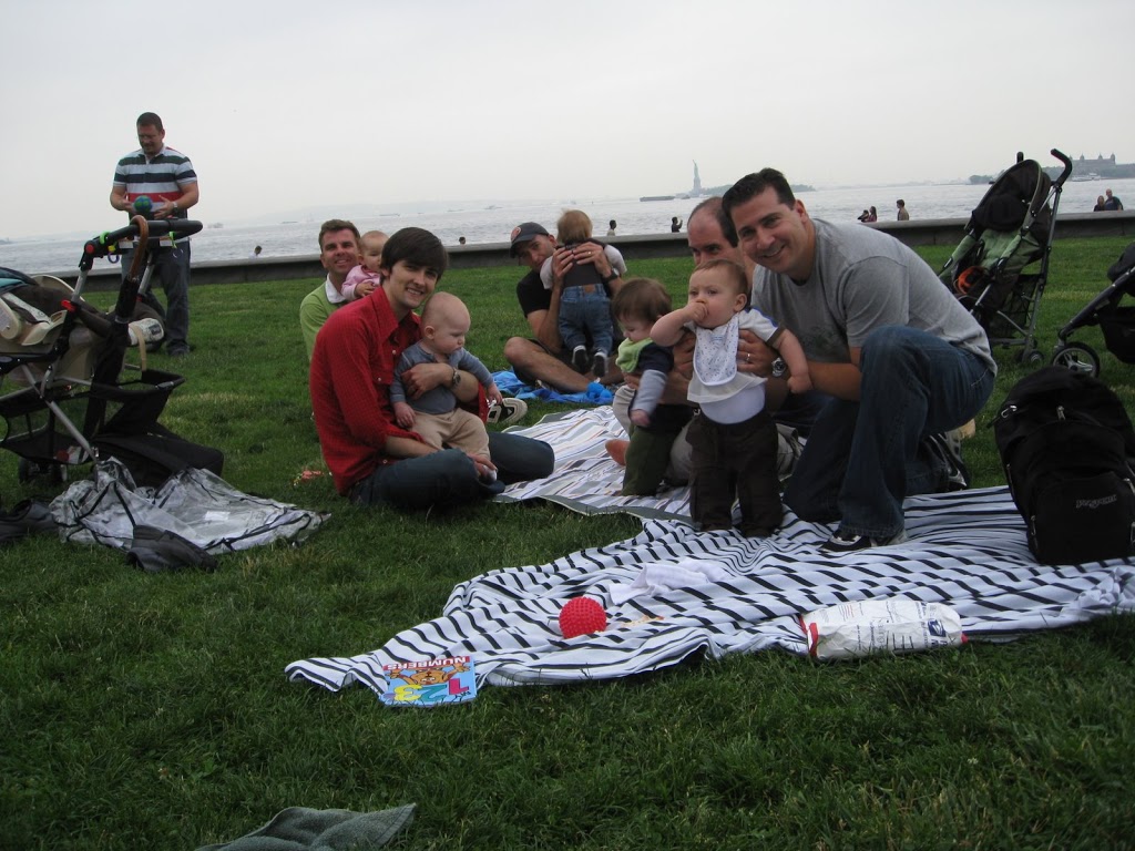 dads in Battery Park