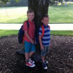 Honea boys first day of school