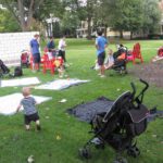 Dads Ferry Out to Governors Island