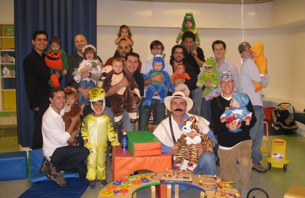 NYC Dads in Halloween costumes