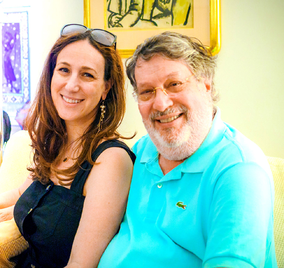 Liz Gumbinner and her father Paul