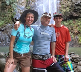 Maggie Miller, Doug Gertner and son Jordy
