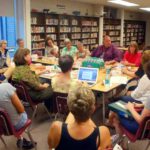 PTA meeting in the school library
