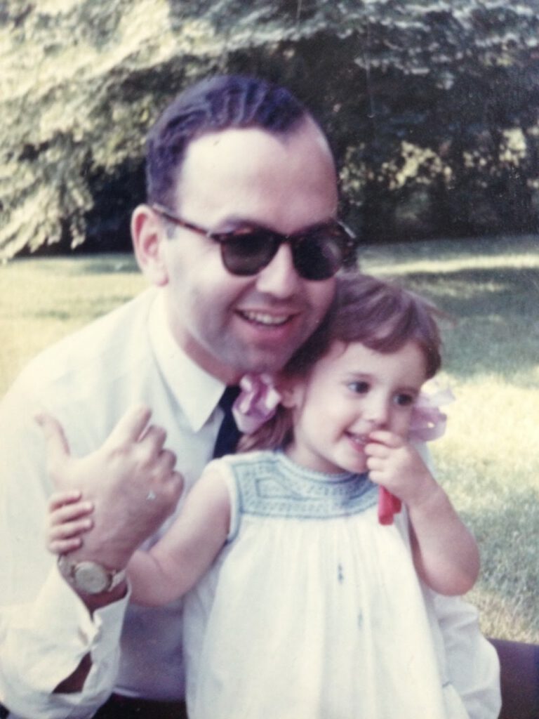 Sarah Darer Littman and her father Stanley Paul Darer