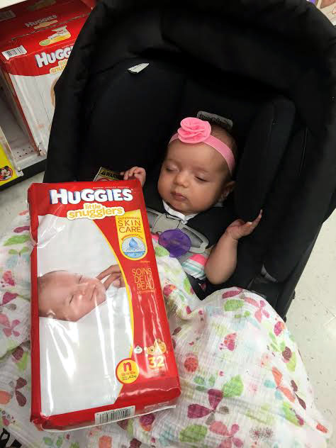 baby registry huggies in the cart