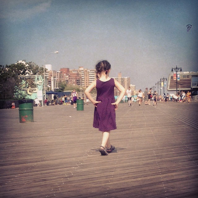 Coney Island boardwalk