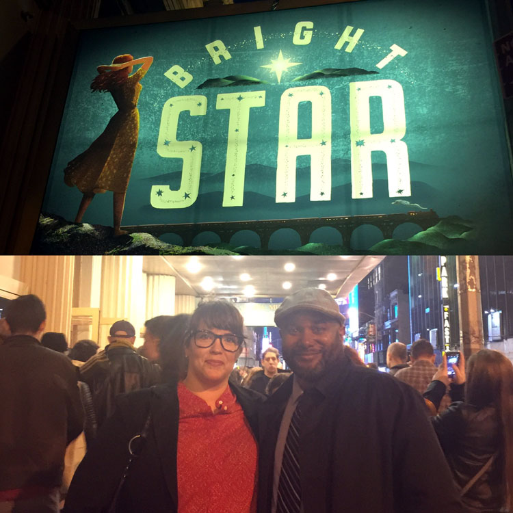 bright star broadway review marquee