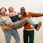 dads day out three guys goofing around