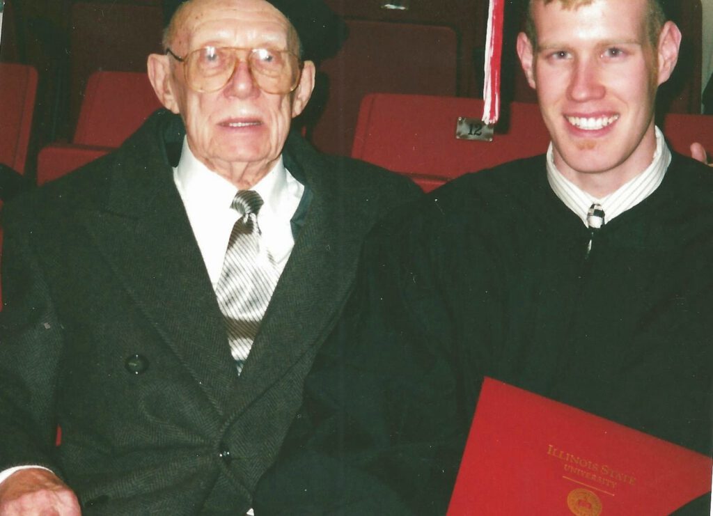 chris bernholdt and his grandfather