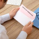 laid off fired termination notice
