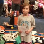 girl at new york liberty game