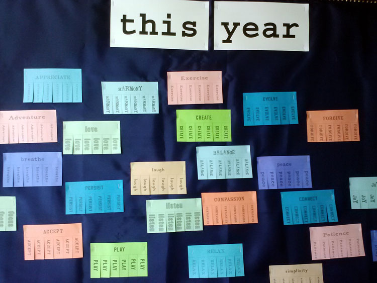 new year resolutions