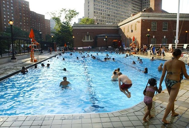 nyc public pool outdoor swimming