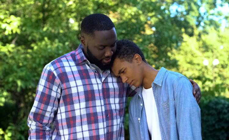 rules positive discipline black father son