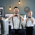 raise a gentleman dad son in suits