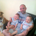 Kevin "Spike" Zelenka and twin boys