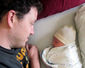 stay-at-home dad mike julianelle baby