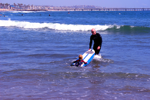 surfing Los Angeles, venice beach, California