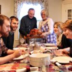 thanksgiving tradition turkey at the table