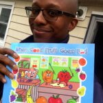 vernon gibbs ii holds a copy of his new children's book "when good fruit goes bad"